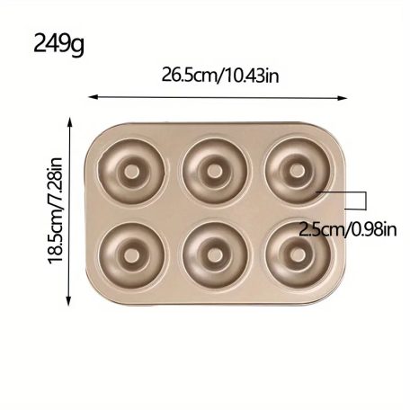 Fánk sütőforma 6 részes