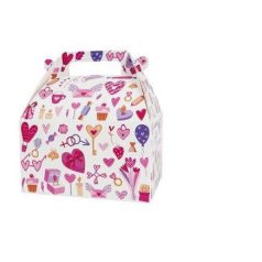 Szív mintás ajándékdoboz 