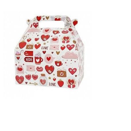 Szív mintás ajándékdoboz 