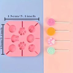 Szilikon kisállat nyalóka forma