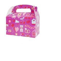 Szív mintás ajándékdoboz 