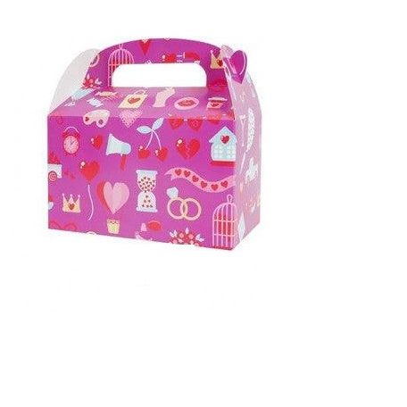 Szív mintás ajándékdoboz 