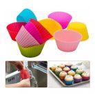 12 db-os muffin sütőforma szilikon muffin kapszlival