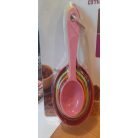 Műanyag mérőkanál szett 4 részes