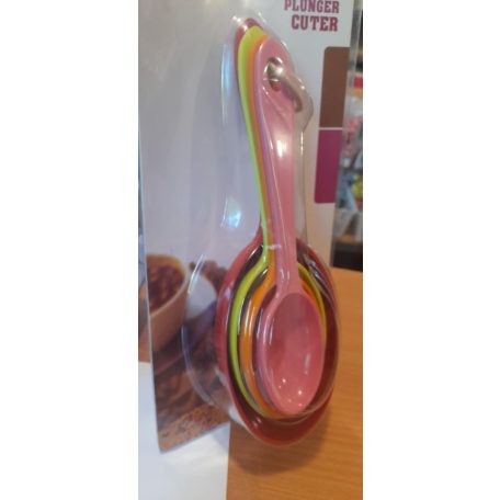 Műanyag mérőkanál szett 4 részes