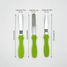 3 DARABOS SPATULA, KENŐKÉS, CUKRÁSZKÉS KÉSZLET