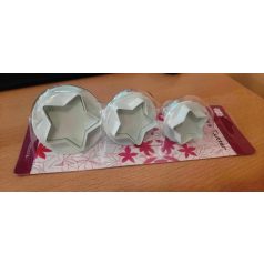 Csillag kiszúró 3 db-os nagy