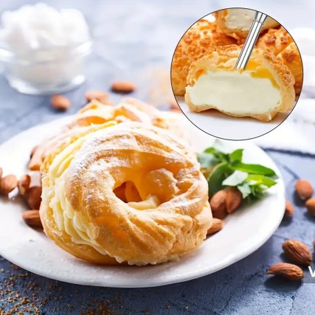 8 RÉSZES DÍSZÍTŐCSŐ KÉSZLET, FÁNKTÖLTŐ CSŐVEL