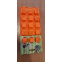 Szilikon forma bonbon szögletes
