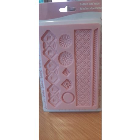 Szilikon fondant mintázó antik