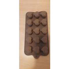 Szilikon forma bonbon szív