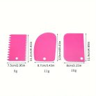 Torta simító habkártya 3 db-os