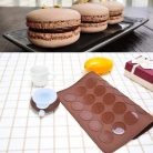 Szilikon peremes macaron sütőlap