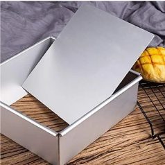 Négyzet alakú sütőforma, kivehető aljú 27 cm