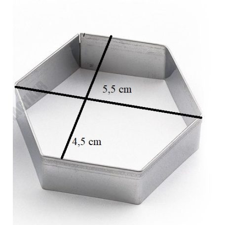 Hatszög fém kiszúró