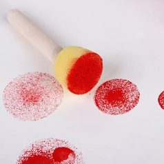 Szivacsecset készlet 4 db/cs