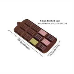 Csokoládé szilikon forma mini tábla