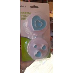 SZÍV ALAKÚ KISZÚRÓ ÉS MINTÁZÓ SZETT 2 db/cs