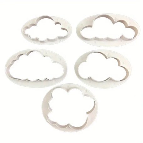 Felhő alakú kiszúró 5 db-os