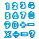 Kiszúró számok, írásjelek - nagy (16 db)