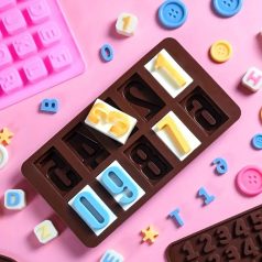 Csokoládé szilikon forma szám