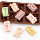 Csokoládé szilikon forma szám