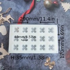 Buborék szilikon forma