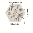 Afrikai állatok szilikon forma