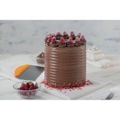 Rozsdamentes habkártya Decora recés 15 x22,5 cm