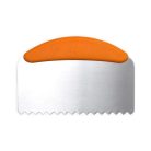 Rozsdamentes habkártya Decora recés 15 x22,5 cm