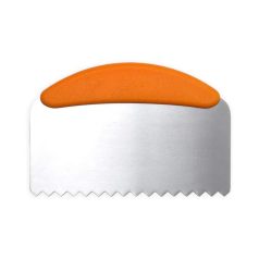 Rozsdamentes habkártya Decora recés 15 x22,5 cm