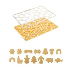 Karácsonyi sütemény szaggató készlet 23 cm x 33 cm