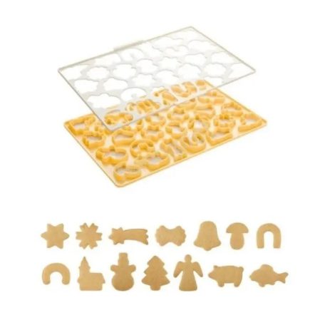 Karácsonyi sütemény szaggató készlet 23 cm x 33 cm