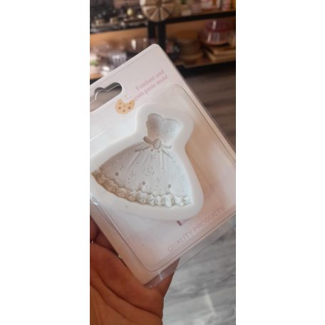 Szilikon forma virágos női ruha