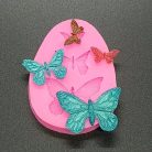 Szilikon forma pillangó