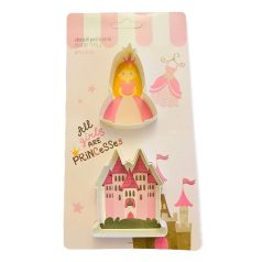   MŰANYAG KISZÚRÓ SZETT – HERCEGNŐ ÉS KASTÉLY  (2 DARAB/CSOMAG)