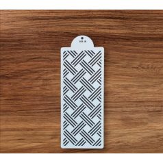 Stencil - kosár mintával