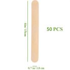 50 DB FA JÉGKRÉM PÁLCIKA (FA SPATULA)