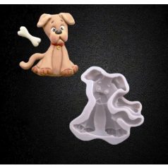 Szilikon fondant mintázó kutya