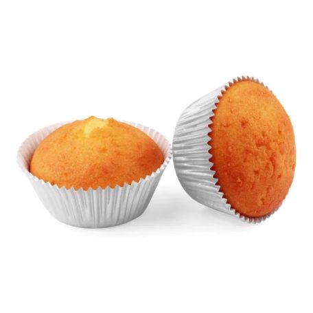 Ezüst színű muffin papír 50 db