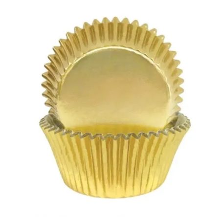 Arany színű muffin papír 50 db
