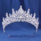 Torta tiara ezüst strasszkövekkel