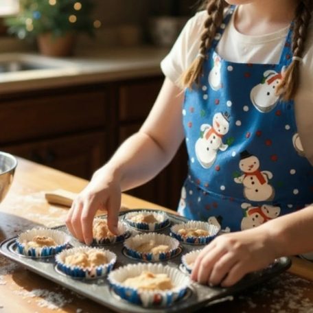 Hóemberes muffin papír kék 75 db