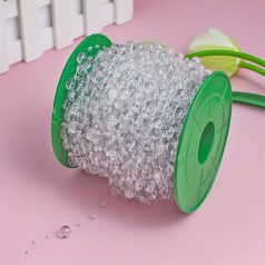 Áttetsző gyöngyházas fényű gyöngy szalag 