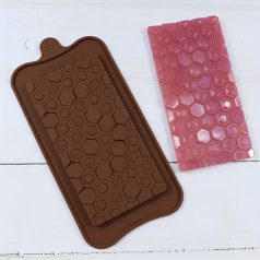 Csokoládé szilikon forma hatszög