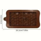 Csokoládé szilikon forma hatszög