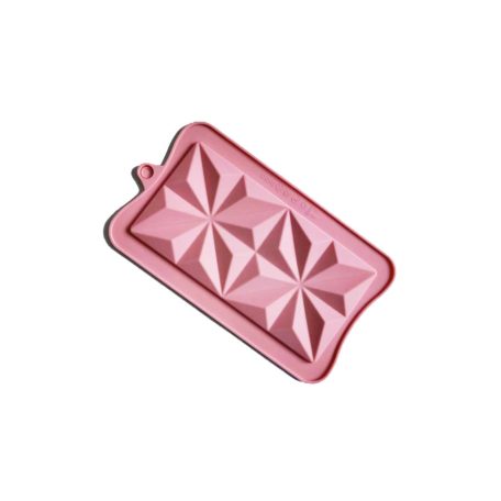 SZILIKON CSOKOLÁDÉ FORMA - TÁBLÁS CSOKI, GEOMETRIKUS KOCKA