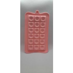 Csokoládé szilikon forma táblacsoki