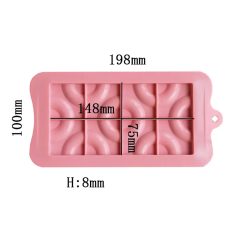 SZILIKON CSOKOLÁDÉ FORMA - TÁBLÁS CSOKI, FÁNK