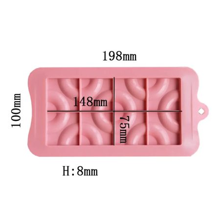 SZILIKON CSOKOLÁDÉ FORMA - TÁBLÁS CSOKI, FÁNK